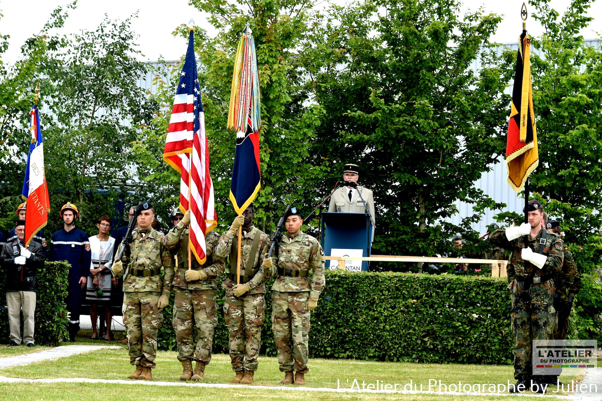 101st Airborne Division ceremony in Carentan, France