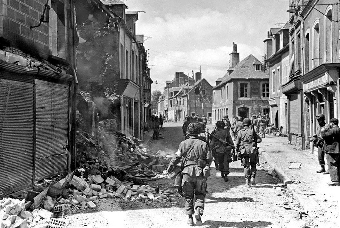 101st Airborne Division ceremony in Carentan, France